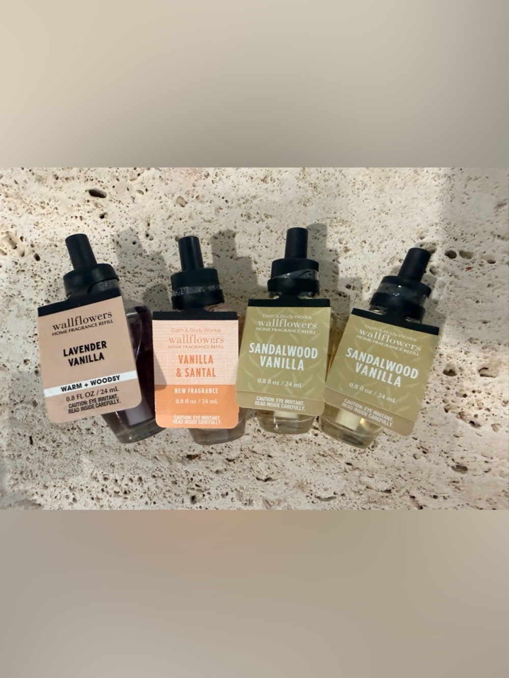 Bath & Body Works Wallflowers Bundle – Warm Vanilla & Sandalwood Scents NWT